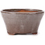 Pot à bonsaï rond marron et blanc par Bonsai - 105 x 105 x 50 mm