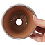 Pot à bonsaï rond marron et blanc par Bonsai - 105 x 105 x 50 mm