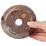Pot à bonsaï rond marron et blanc par Bonsai - 115 x 115 x 45 mm