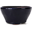 Round blue bonsai pot by Bonsai - 125 x 125 x 65 mm