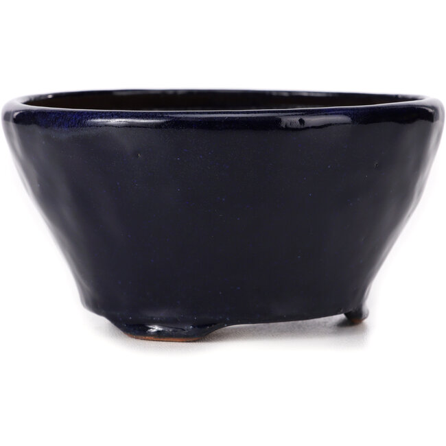 Maceta de bonsái redonda azul de Bonsai - 125 x 125 x 65 mm