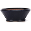 Round blue bonsai pot by Bonsai - 125 x 125 x 50 mm