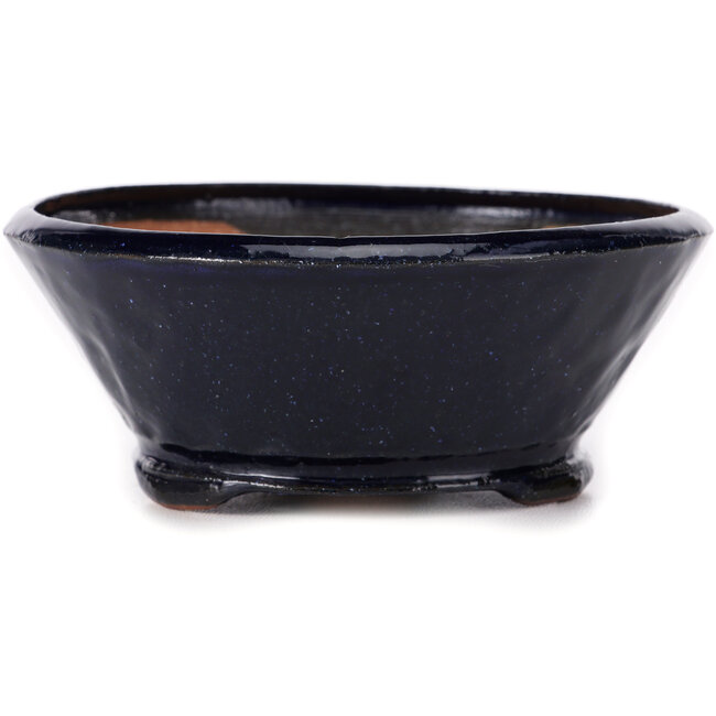 Runde blaue Bonsaischale von Bonsai - 125 x 125 x 50 mm