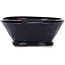 Round blue bonsai pot by Bonsai - 125 x 125 x 50 mm