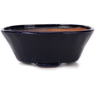 Bonsai 120 mm round blue bonsai pot by Bonsai, Japan