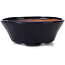 Round blue bonsai pot by Bonsai - 120 x 120 x 45 mm