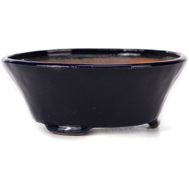 Runde blaue Bonsaischale von Bonsai - 120 x 120 x 45 mm