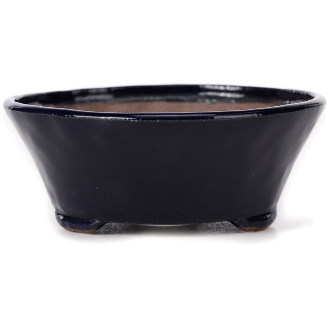 Runde blaue Bonsaischale von Bonsai - 120 x 120 x 45 mm