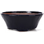 Round blue bonsai pot by Bonsai - 120 x 120 x 45 mm