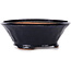 Round blue bonsai pot by Bonsai - 125 x 125 x 45 mm