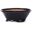 Pot à bonsaï rond bleu par Bonsai - 125 x 125 x 45 mm
