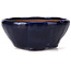 Pot à bonsaï rond bleu par Bonsai - 115 x 115 x 55 mm