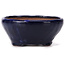 Pot à bonsaï rond bleu par Bonsai - 115 x 115 x 55 mm