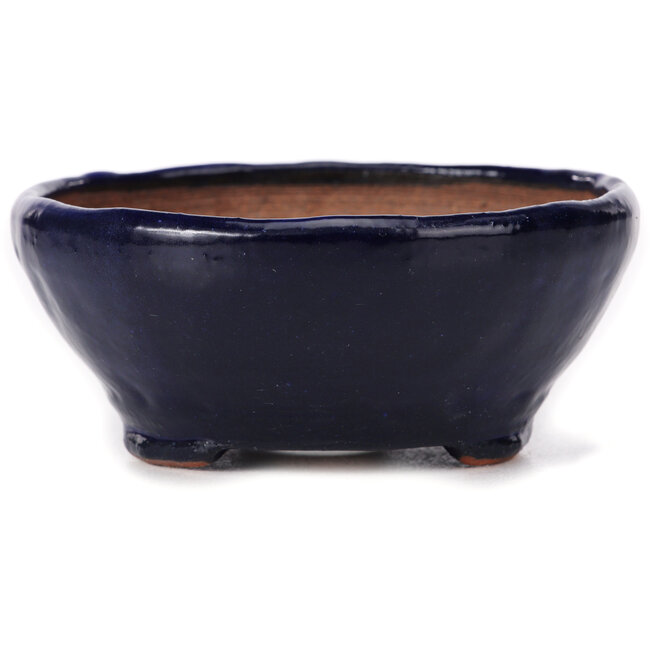 Runde blaue Bonsaischale von Bonsai - 115 x 115 x 55 mm