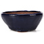 Maceta de bonsái redonda azul de Bonsai - 115 x 115 x 55 mm
