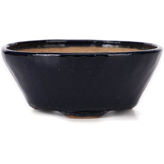 Bonsai 120 mm round blue bonsai pot by Bonsai, Japan