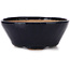 Round blue bonsai pot by Bonsai - 120 x 120 x 50 mm