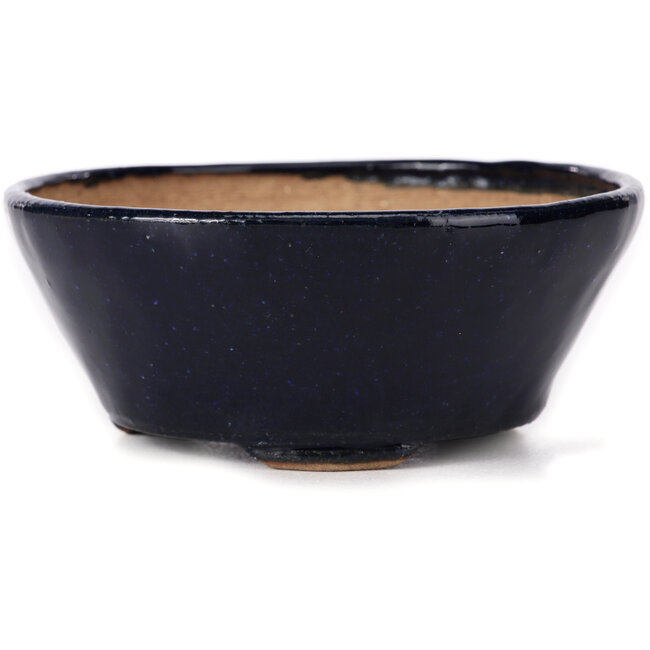 Pot à bonsaï rond bleu par Bonsai - 120 x 120 x 50 mm