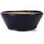 Pot à bonsaï rond bleu par Bonsai - 120 x 120 x 50 mm