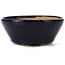 Round blue bonsai pot by Bonsai - 120 x 120 x 50 mm