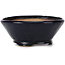 Round blue bonsai pot by Bonsai - 125 x 125 x 55 mm