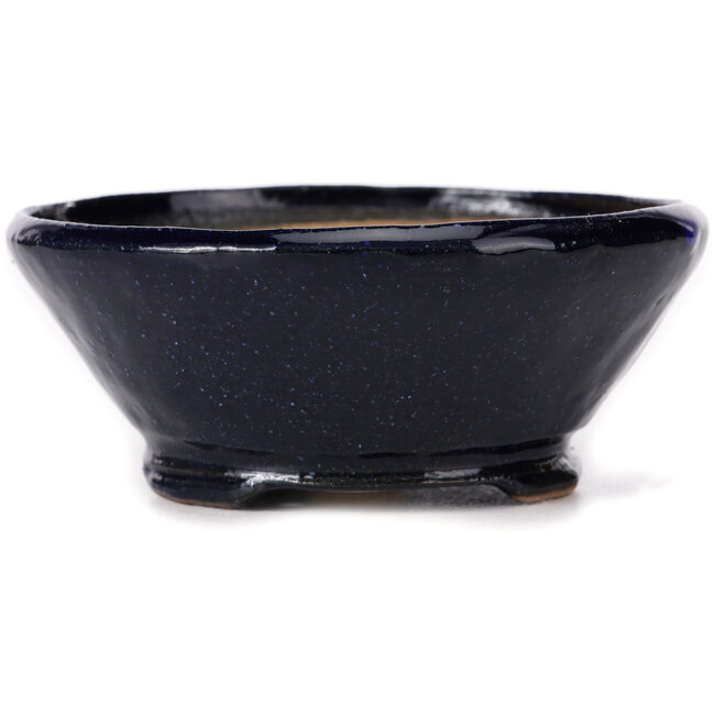 Runde blaue Bonsaischale von Bonsai - 125 x 125 x 55 mm