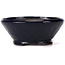 Round blue bonsai pot by Bonsai - 125 x 125 x 55 mm