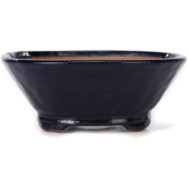 Pot à bonsaï rond bleu par Bonsai - 115 x 115 x 50 mm