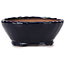 Round blue bonsai pot by Bonsai - 125 x 125 x 50 mm