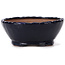 Round blue bonsai pot by Bonsai - 125 x 125 x 50 mm