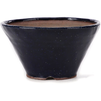 Bonsai 110 mm round blue bonsai pot by Bonsai, Japan