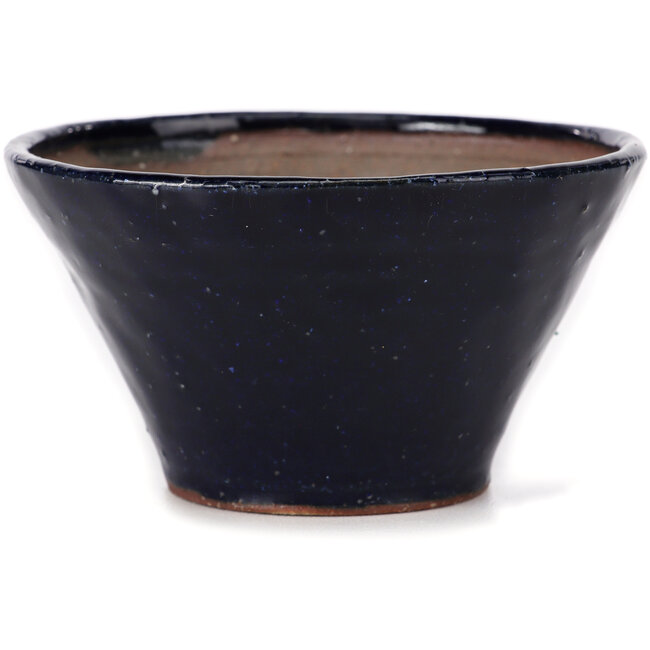 Pot à bonsaï rond bleu par Bonsai - 110 x 110 x 60 mm