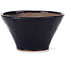 Round blue bonsai pot by Bonsai - 110 x 110 x 60 mm