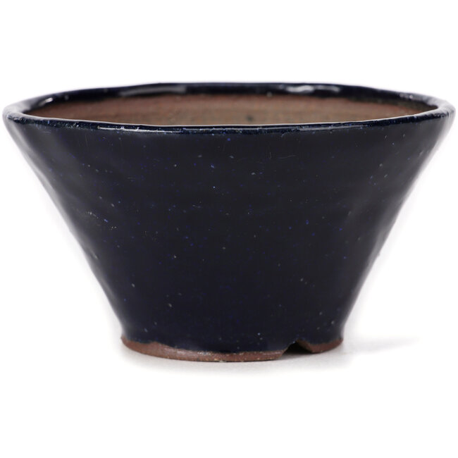 Runde blaue Bonsaischale von Bonsai - 110 x 110 x 60 mm