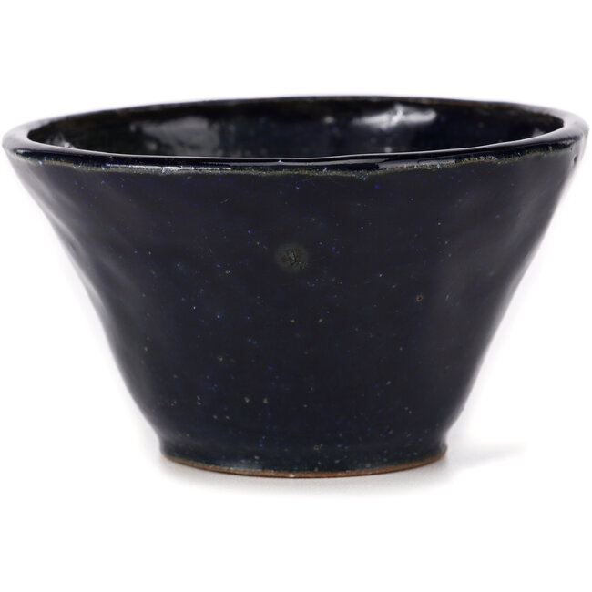 Vaso bonsai rotondo blu di Bonsai - 115 x 115 x 65 mm