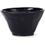 Round blue bonsai pot by Bonsai - 115 x 115 x 65 mm