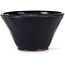 Round blue bonsai pot by Bonsai - 115 x 115 x 65 mm