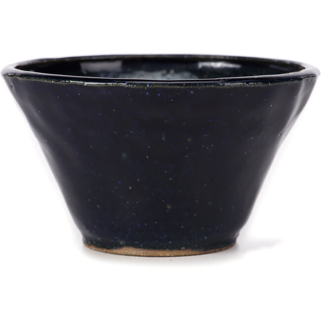 Vaso bonsai rotondo blu di Bonsai - 115 x 115 x 65 mm