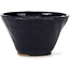 Round blue bonsai pot by Bonsai - 115 x 115 x 65 mm