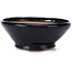 Round blue bonsai pot by Bonsai - 125 x 125 x 50 mm