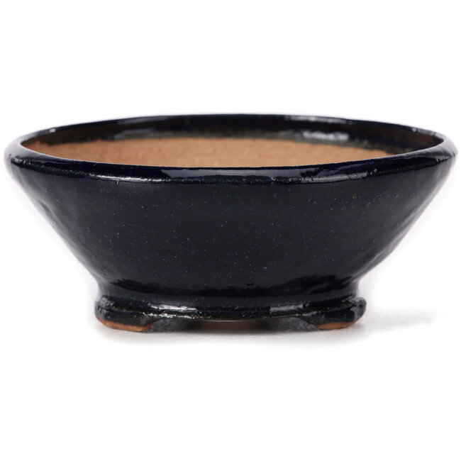 Vaso bonsai rotondo blu di Bonsai - 125 x 125 x 50 mm