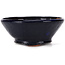 Round blue bonsai pot by Bonsai - 125 x 125 x 50 mm