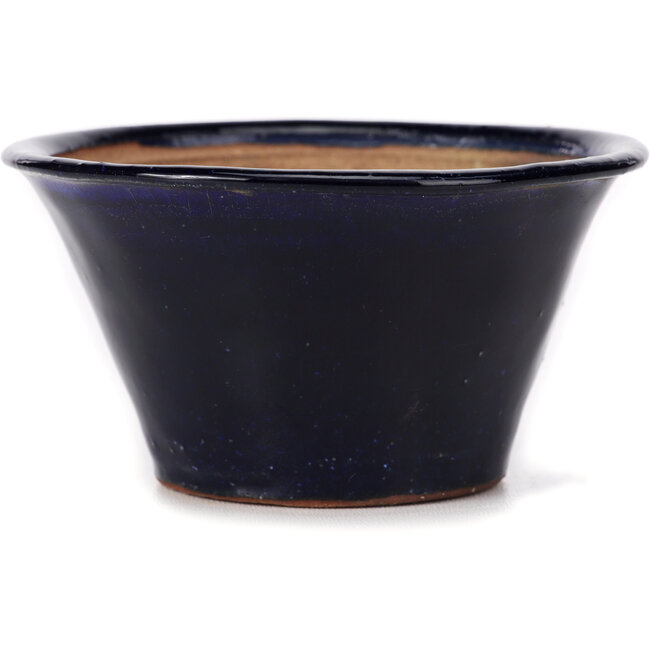 Vaso bonsai rotondo blu di Bonsai - 110 x 110 x 60 mm