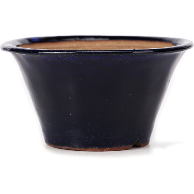 Vaso bonsai rotondo blu di Bonsai - 110 x 110 x 60 mm