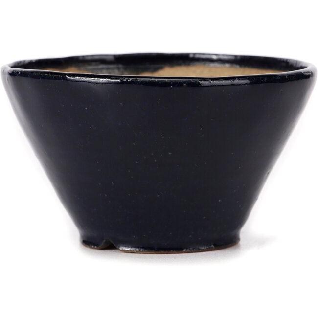 Runde blaue Bonsaischale von Bonsai - 110 x 110 x 65 mm