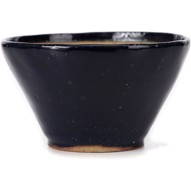 Runde blaue Bonsaischale von Bonsai - 110 x 110 x 65 mm