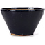 Round blue bonsai pot by Bonsai - 110 x 110 x 65 mm