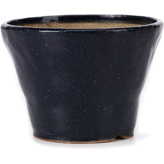 Runde blaue Bonsaischale von Bonsai - 100 x 100 x 70 mm