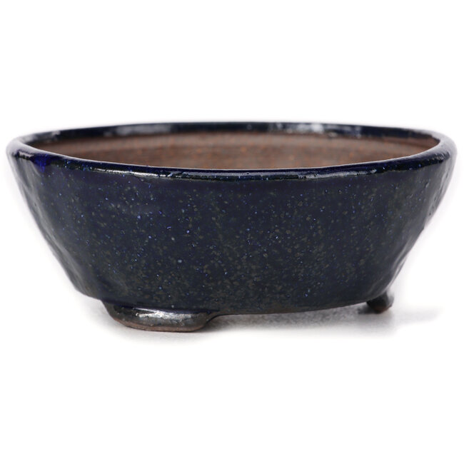 Vaso bonsai rotondo blu di Bonsai - 115 x 115 x 45 mm