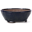 Round blue bonsai pot by Bonsai - 115 x 115 x 45 mm